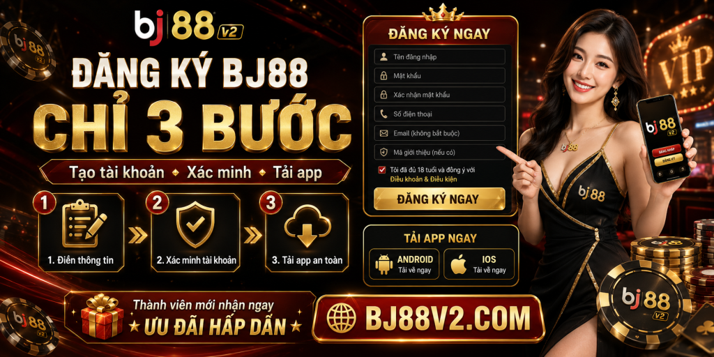 Hướng dẫn đăng ký tải app BJ88