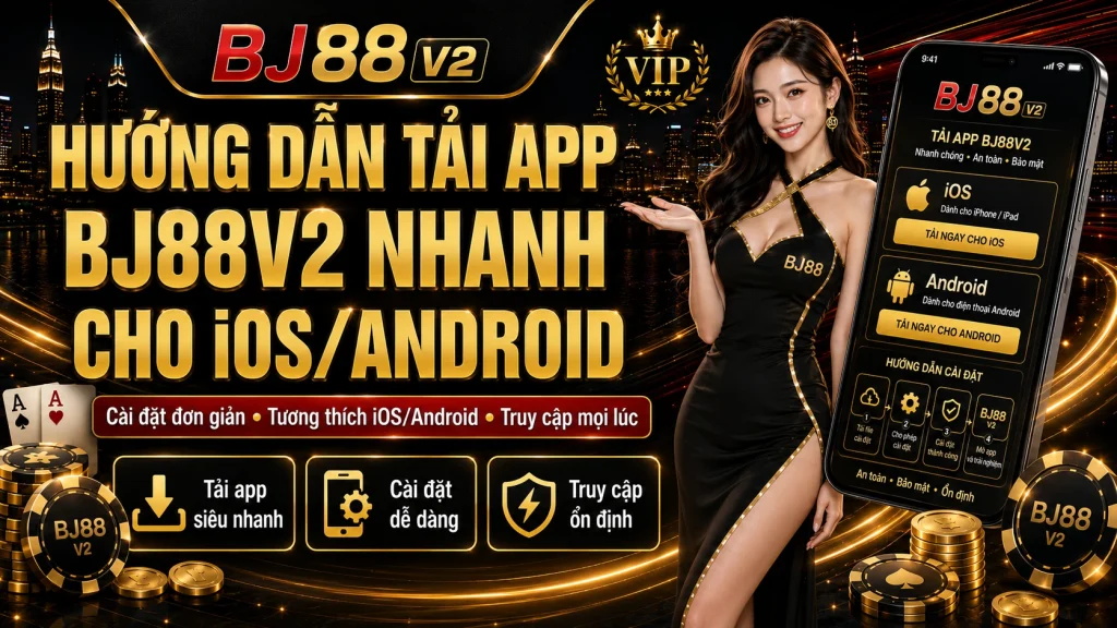 BJ88 – Tải App BJ88 Đá Gà Thomo An Toàn Chính Thức 2026 4 Hướng dẫn tải app BJ88V2 nhanh cho iOS/Android